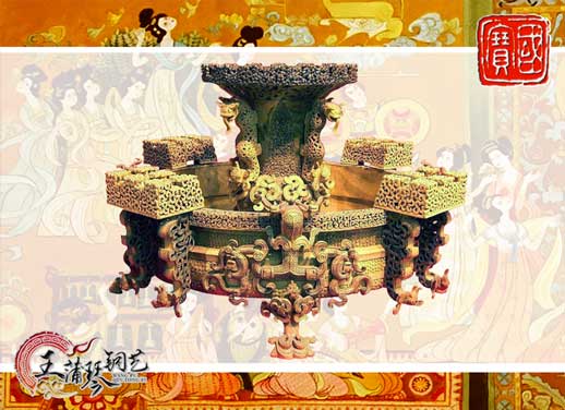 銅尊盤，曾侯乙尊盤，國寶級文物之一